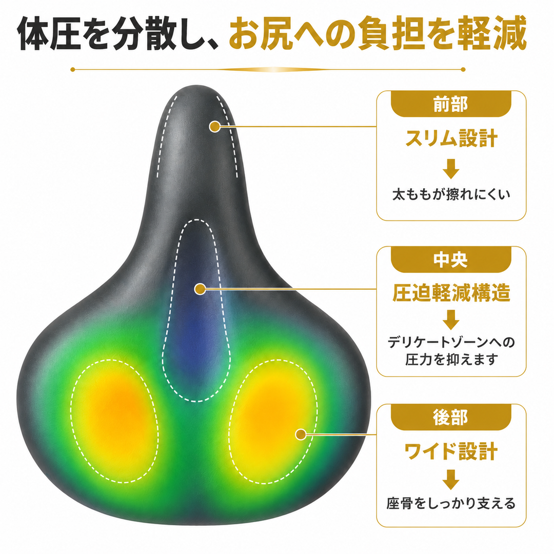 超肉厚クッションサドル