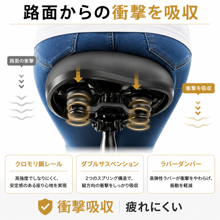 超肉厚クッションサドル