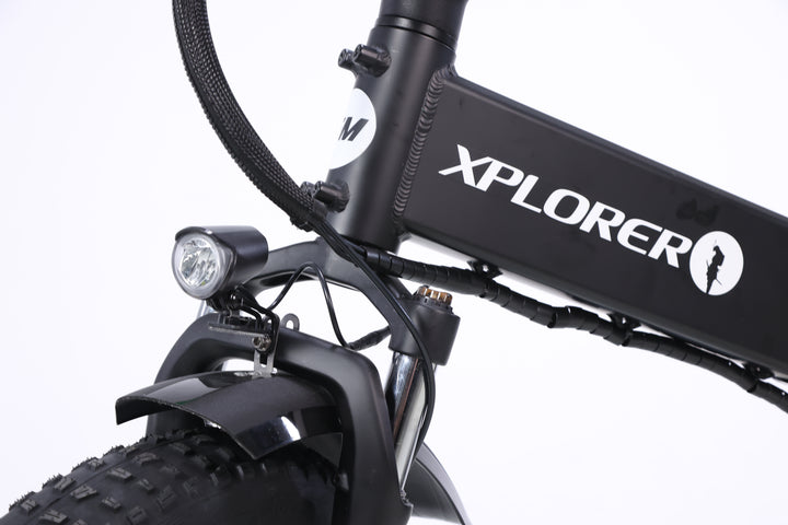電動自転車用 LED ヘッドライト DH004｜12–48V対応・IPX6防水・ISO規格認証