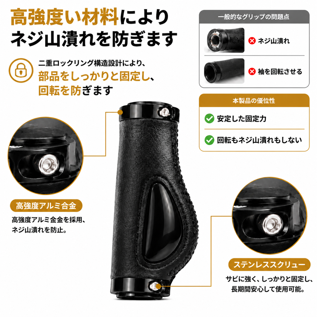 プレミアムエルゴノミックグリップ
