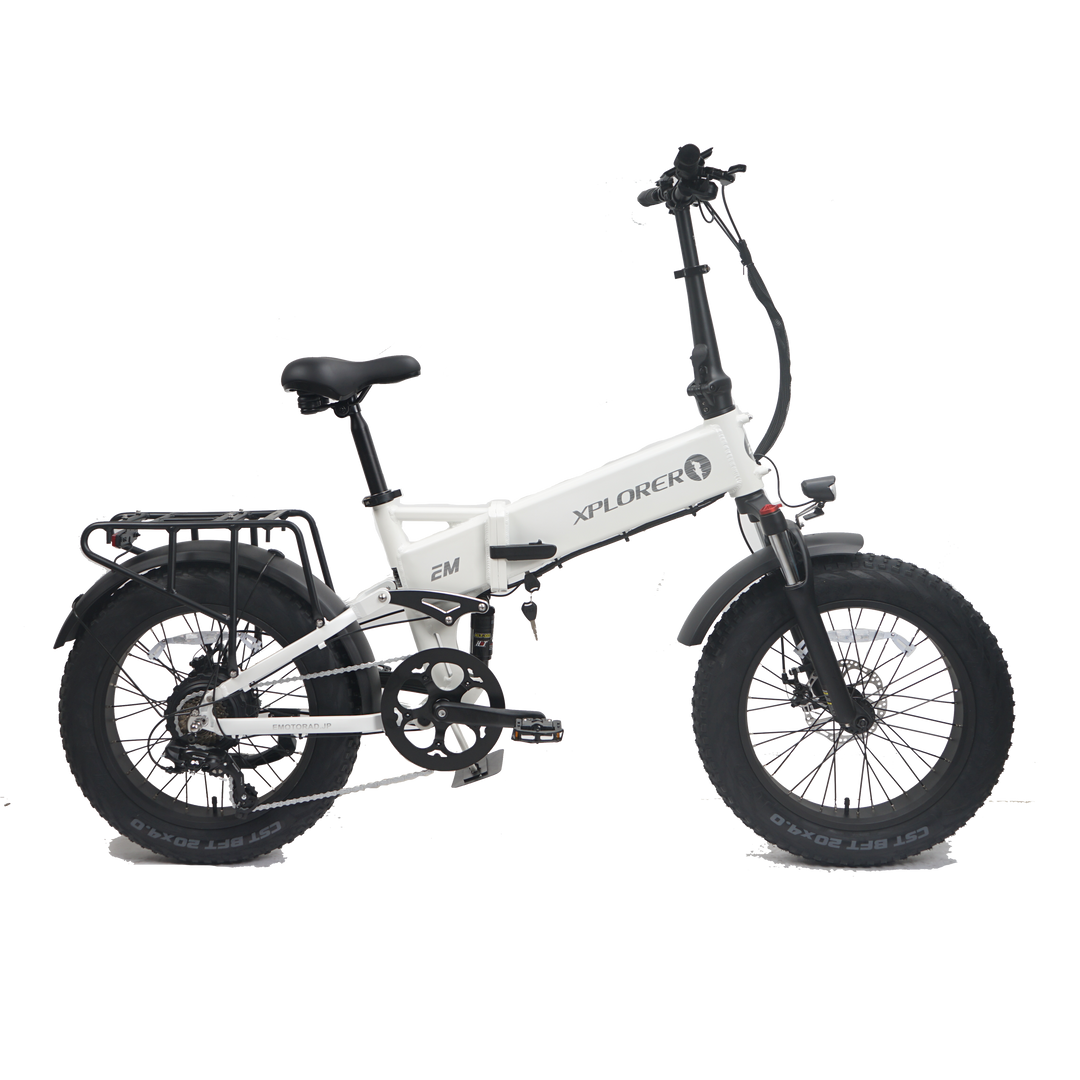XPLORER - 【圧巻の極太タイヤ】パワフルな走りを実現!折りたたみ電動 XPLORER - 【圧巻の極太タイヤ】パワフルな走りを実現!折りたたみ電動